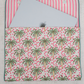 Vintage Palm Tree Print Cotton Hand Block Printed Laptop Bag