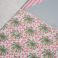 Vintage Palm Tree Print Cotton Hand Block Printed Laptop Bag
