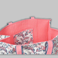 Cotton Hand Bag,Rosewood Breeze Quilted Tote Bags, Women hand bags, Tote bags for Girls, Fashion Tote bags, Printed Tote Bags