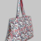 Cotton Hand Bag,Rosewood Breeze Quilted Tote Bags, Women hand bags, Tote bags for Girls, Fashion Tote bags, Printed Tote Bags