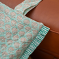 Vintage Blossom Print Ruffle Tote Bag