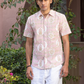 half sleeve Indian Hand Block Print Shirt Jaipur Heritage Floral Print Shirt 100% Cotton Fabric