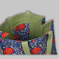 Cotton Hand Bag,Royal Bloom Quilted Tote Bags, Women hand bags, Tote bags for Girls, Fashion Tote bags, Printed Tote Bags