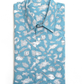 Short Sleeve Indian Ocean Life Print Shirt Ocean Design Shirt 100% Cotton Fabric  Indian Hand Block Print Shirt Design