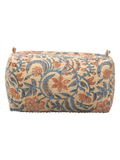 Awdhesh Kumar Soft Botanica Organizer Cotton Hand Block Printed Toiletry Bags for Women