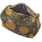 Awdhesh Kumar Vintage Autumn Floral Pouch Cotton Hand Block Printed Toiletry Bags for Women
