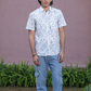 half sleeve Indian Hand Block Print Shirt Jaipur Royal Bloom Shirt 100% Cotton Fabric