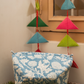 Awdhesh Kumar Azure Meadow Organizer Cotton Hand Block Printed Toiletry Bags for Women