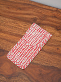 Coral Red Traditional Pattern Sunglass Cover