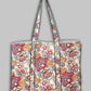 Cotton Hand Bag, Ivory Garden Heritage Tote Bags, Women hand bags, Tote bags for Girls, Fashion Tote bags, Printed Tote Bags