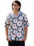 half sleeve Indian Hand Block Print Shirt Floral Breeze Casual Shirt – Stylish Summer Look Shirt 100% Cotton Fabric