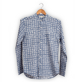 Full Sleeve Indian Hand Block Print Shirt Vintage Camera Design Shirt 100% Cotton Fabric