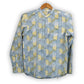 Full Sleeve Indian Hand Block Print Shirt Game of Line Retro Design Shirt 100% Cotton Fabric
