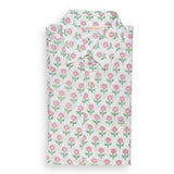 Full Sleeve Indian Hand Block Print Shirt Merigold Buti pink Design Shirt 100% Cotton Fabric