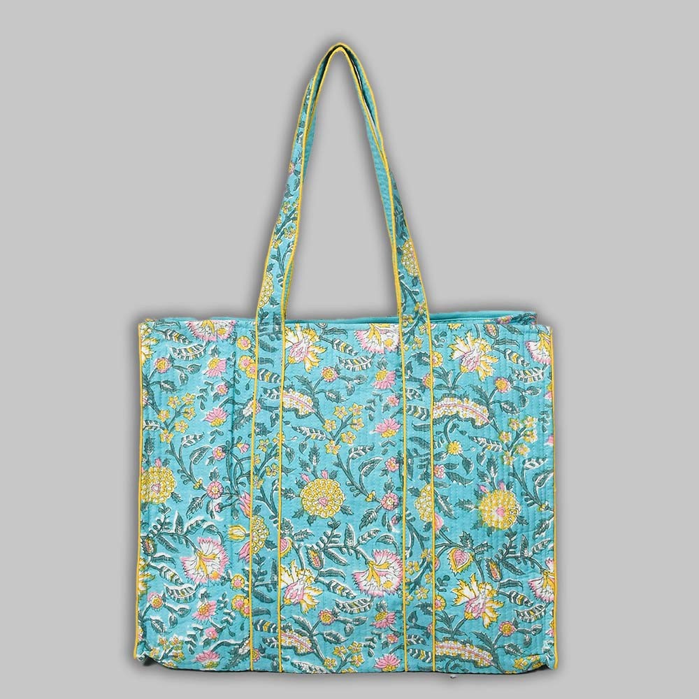 Cotton Hand Bag, Indian Hand Printed Tote Bags, Women hand bags, Tote bags for Girls, Fashion Tote bags, Printed Tote Bags
