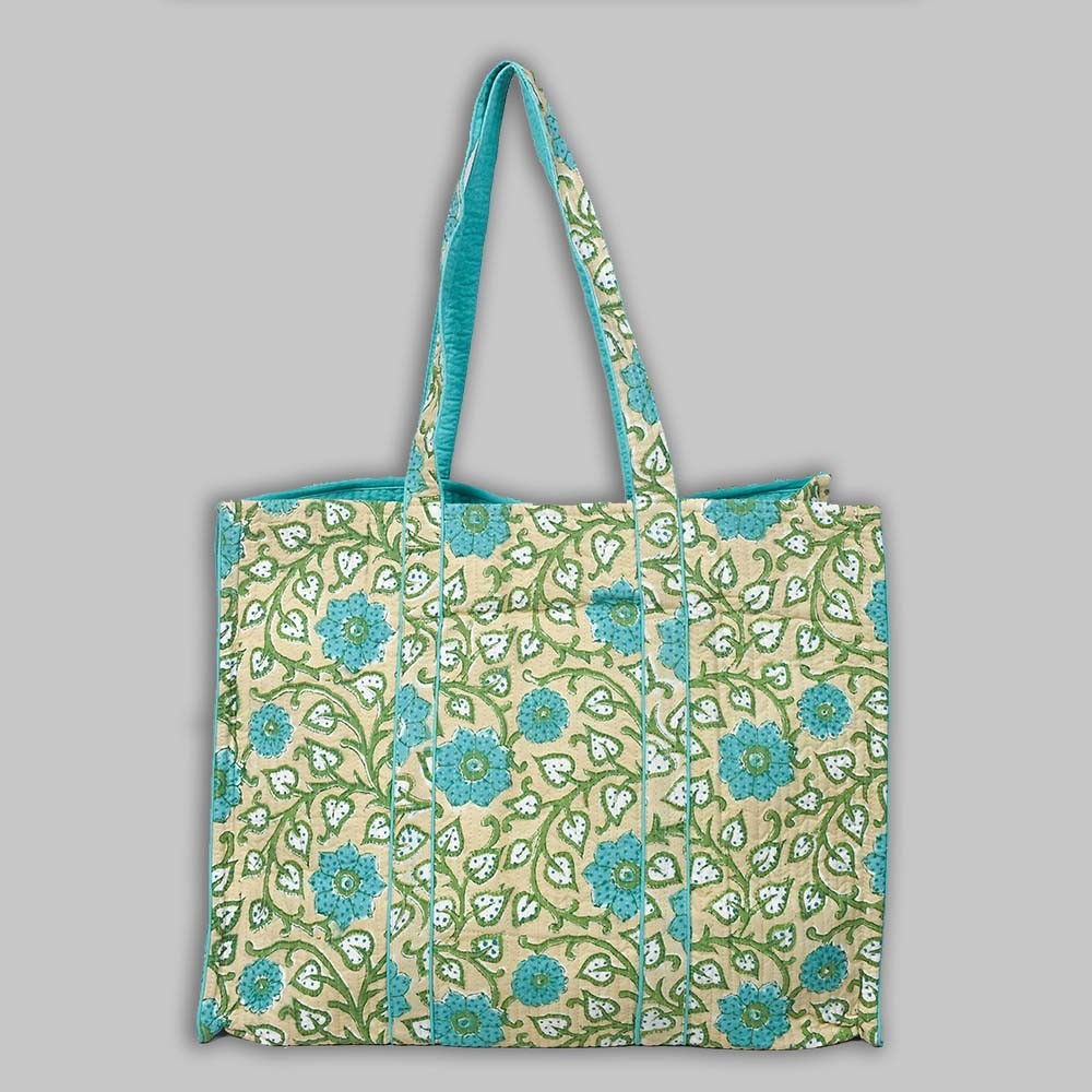 Cotton Hand Bag, Indian Hand Printed Tote Bags, Women hand bags, Tote bags for Girls, Fashion Tote bags, Printed Tote Bags
